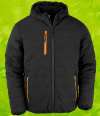 RS240 R240X Result Recycled Compass Padded Winter Jacket Black / Orange colour image